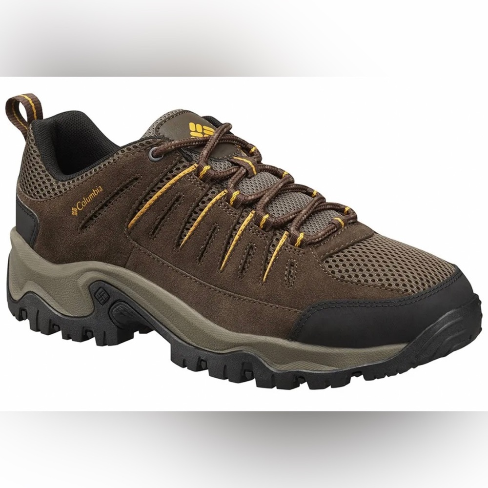Columbia Lakeview 2 Low Hiking Shows Leather Breathable Size 8 Cordovan / Squash